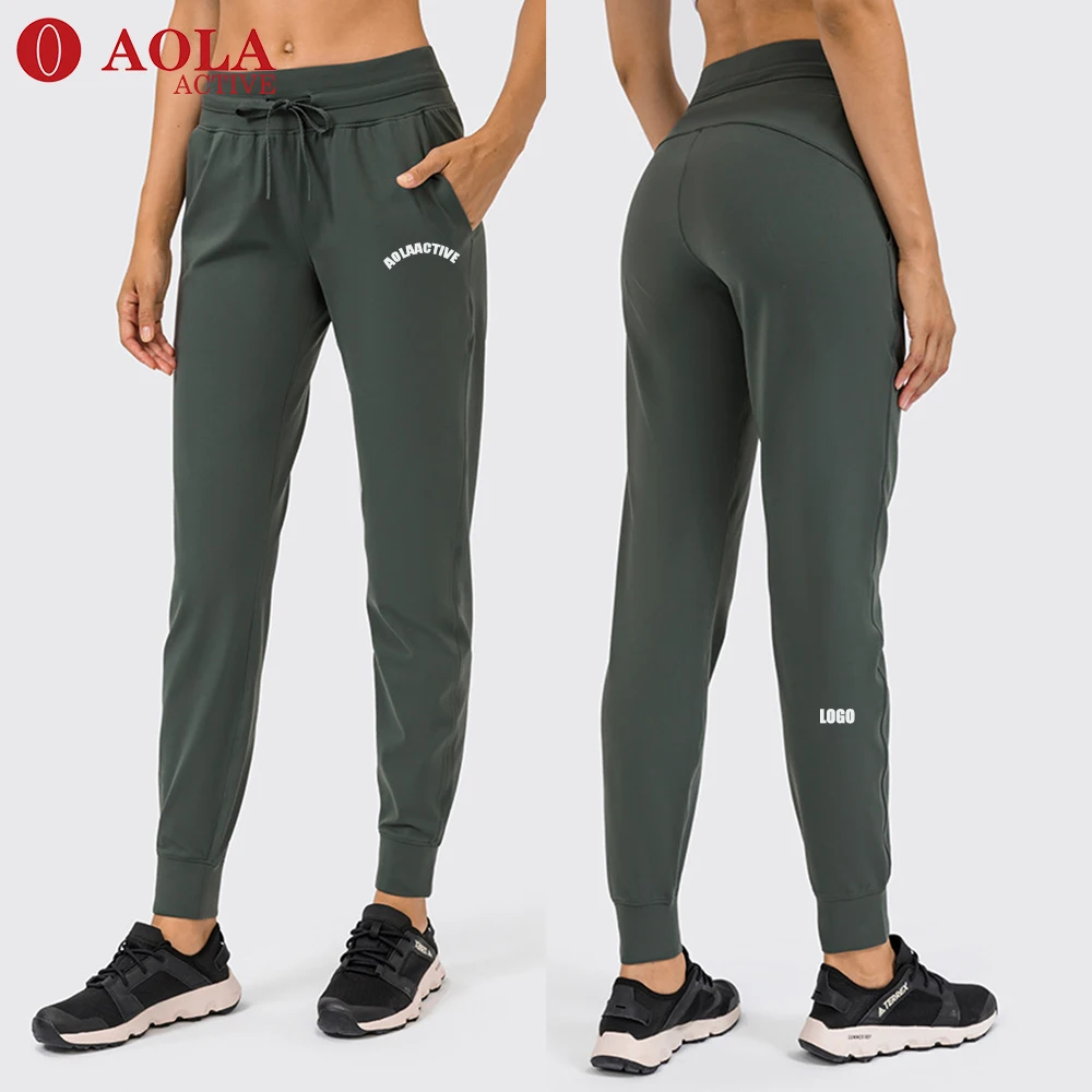 

AOLA Wholesale Custom Gym Athletic Fitness Sports Wear Jogging Jogger Pants Women Joggers manufacturer