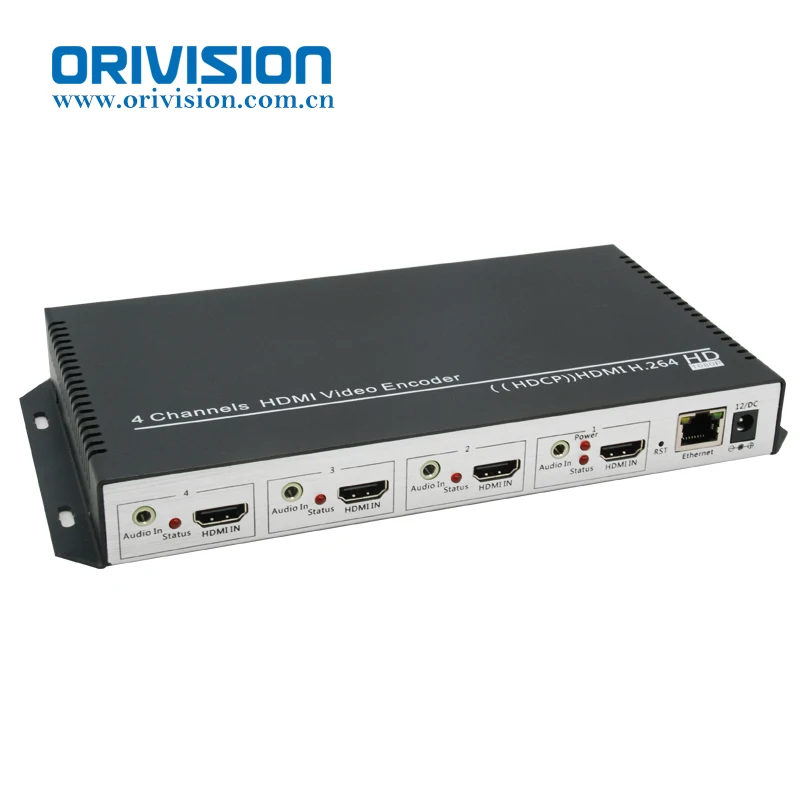 

Mpeg-4 H.264 4K@30HZ HDMI IPTV Video Encoder 4 channels HDMI to IP Encoder