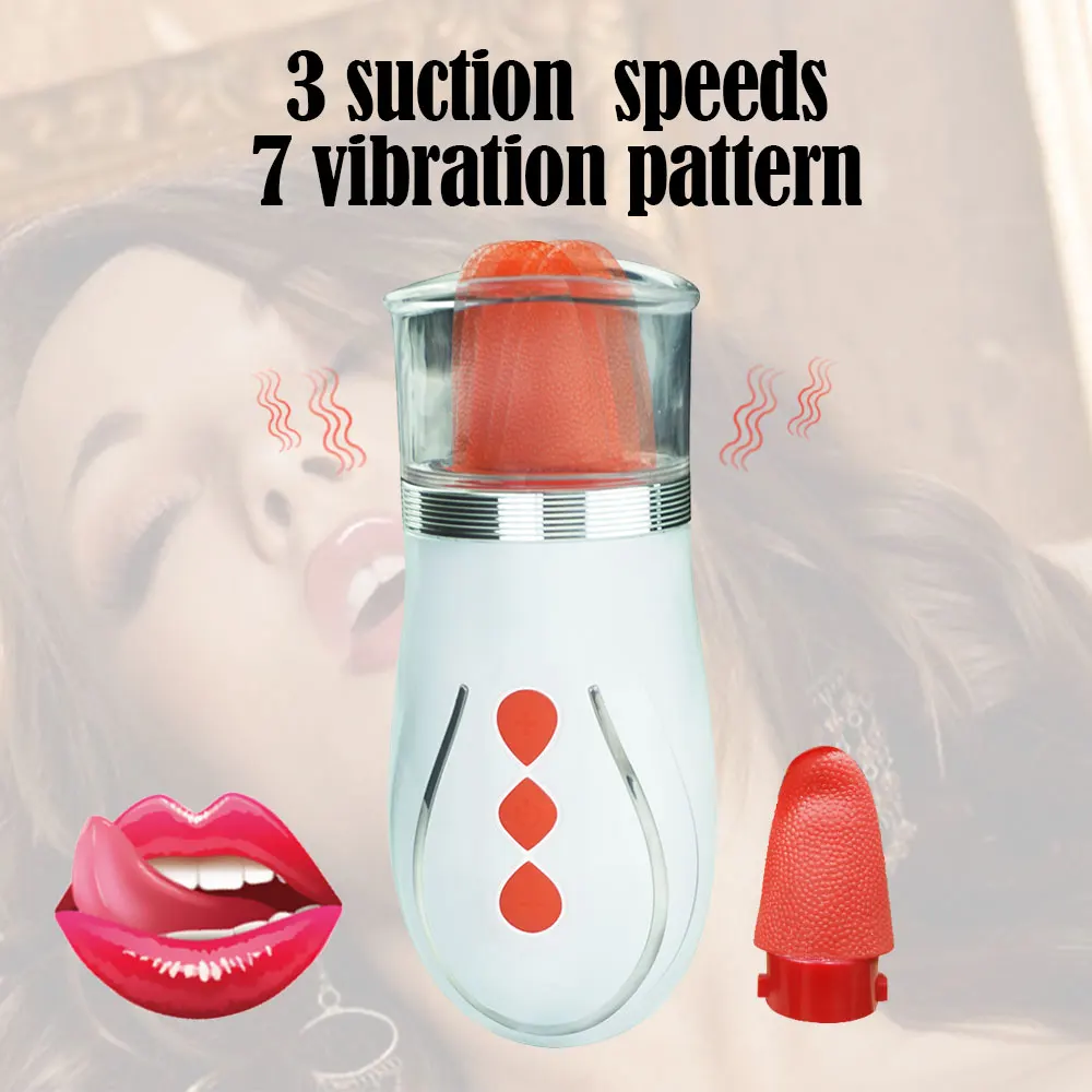 Beloves Usb Aufladbare 3 Saug 7 Vibration Lecken Sex Spielzeug Voll