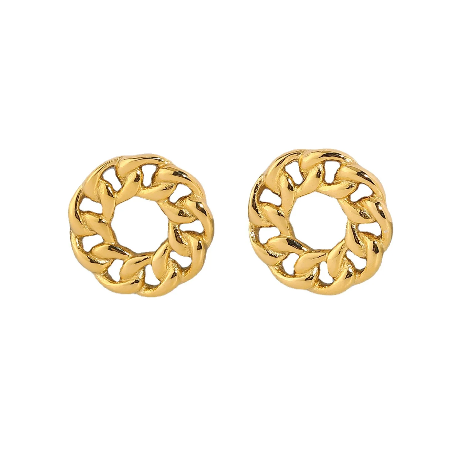 

Manufacturer custom Lady Men's Stainless Steel Stud Earring french new jewelry,earring 18k gold plated,new jewelry arrivals 2021