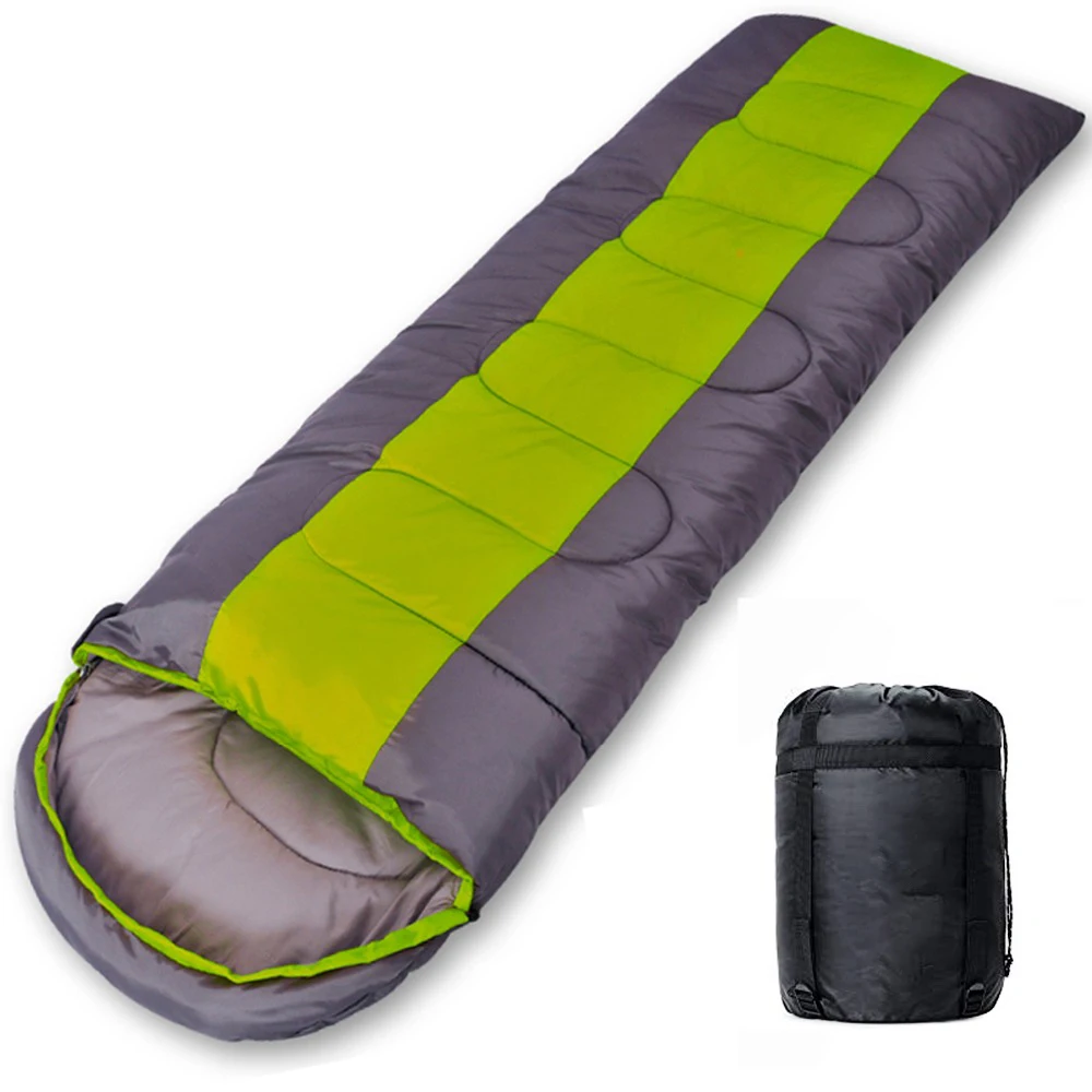 JSJM 2025 New Cold Weather Autumn/Winter Lightweight Portable Polyester Sleeping Bag for Outdoor Camping and Customizable Logo