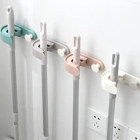 

2020 Hot Selling Nail-free Multi-function Seamless Wall-mounted Storage Mop Hook Mop Holder Broom Hanger