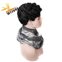 

synthetic short curly wig for black women short wig afro kinki curly short jerry curl wig