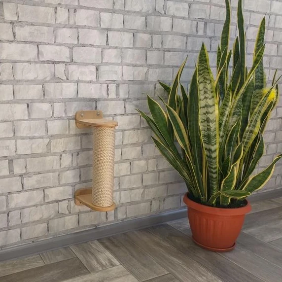 

2021 Cat wall furniture Cat scratching post Modern Cat tower, White