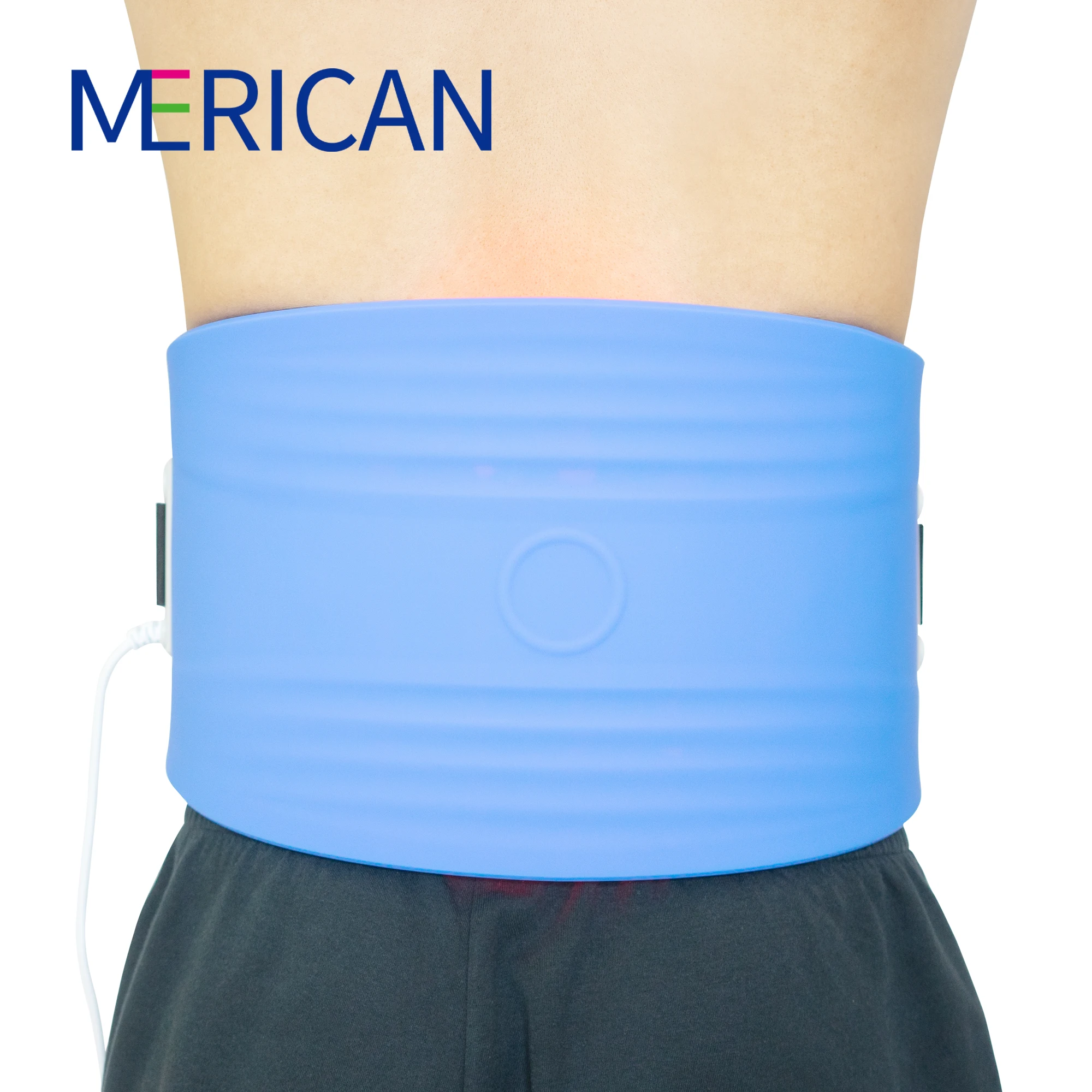 

Merican LS-D801Pain Relief Weight Loss Body Slimming Belt Photodynamic Laser Infrared Led Red Light Infrared Therapy Wrap PDT