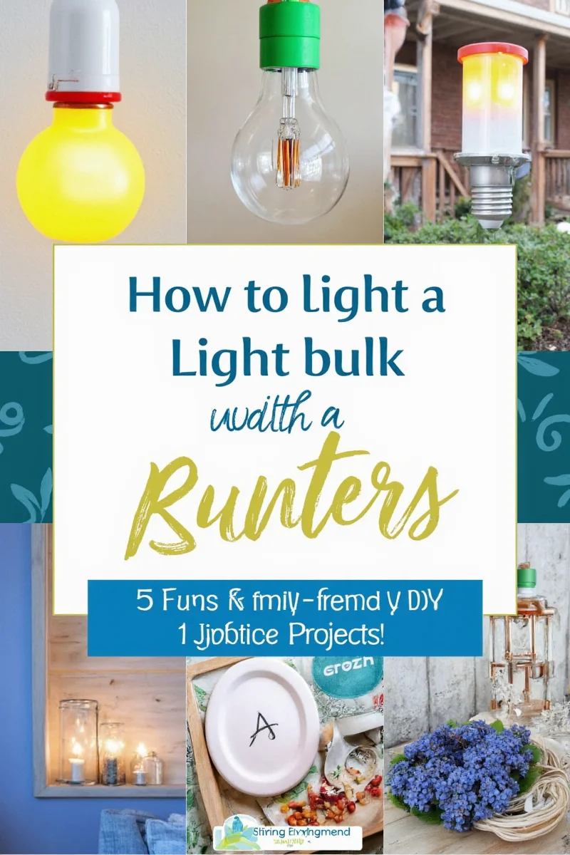 how to light a light bulb with a battery 5 fun family friendly diy lighting projects