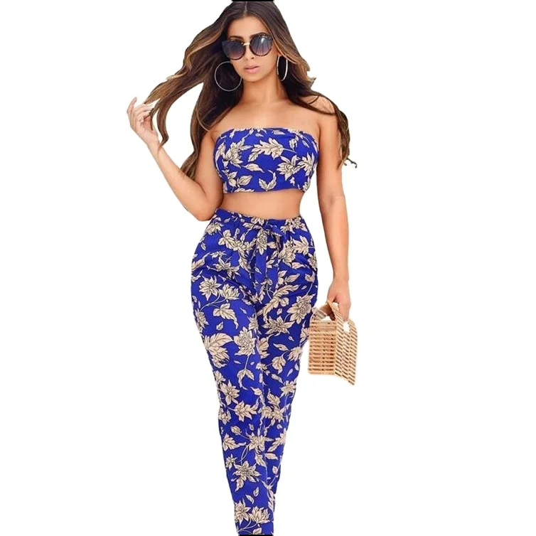 

Women's Fashion Printed Casual Two-Piece Set 2 Piece Sets Women Casual Sets