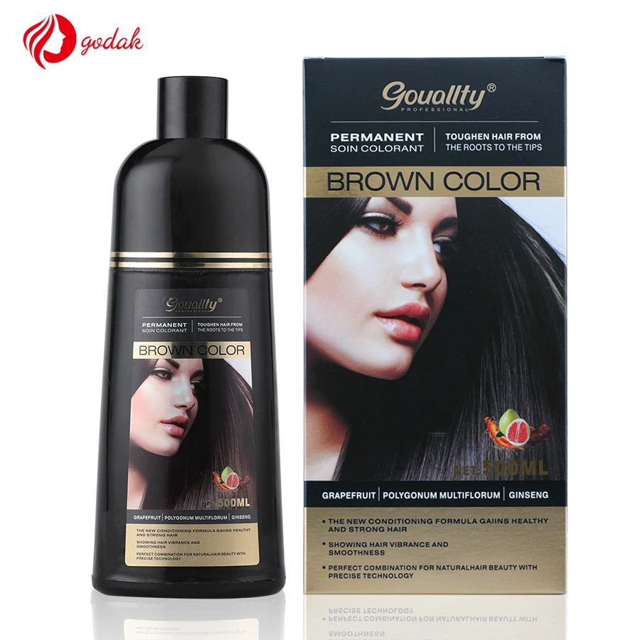 

OEM Herbal Hair Dye Shampoo, Black;brown