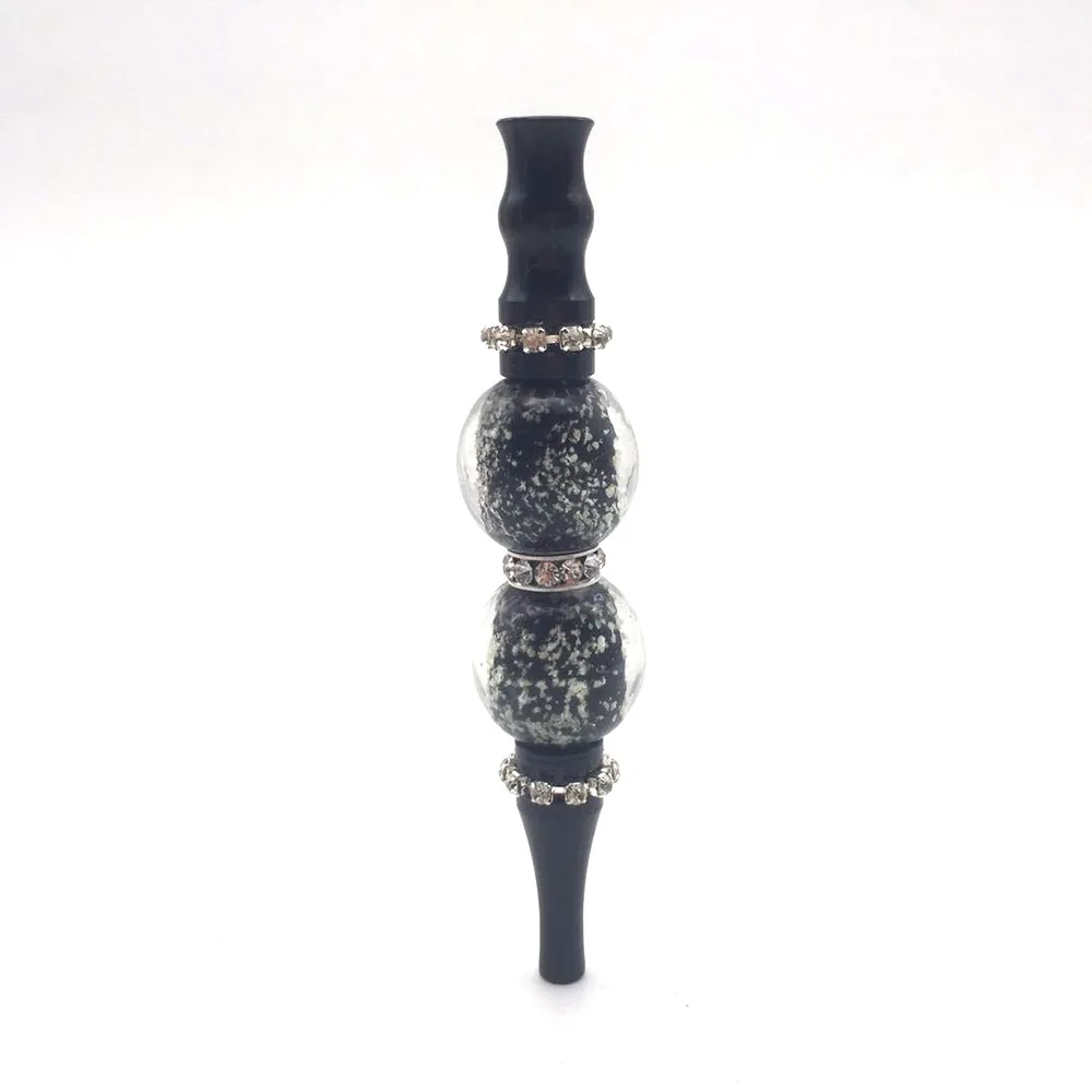 New Style Highend Diamondstudded Luminous Inner Glass Bead Blunt