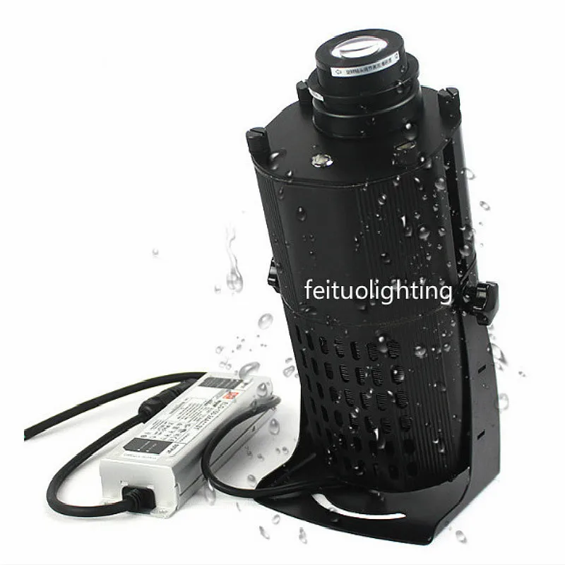 

Free Shipping logo projection ligh 150W Single Color Rotate Advertising Logo Projection Lamp Waterproof IP65 Customizable Logo
