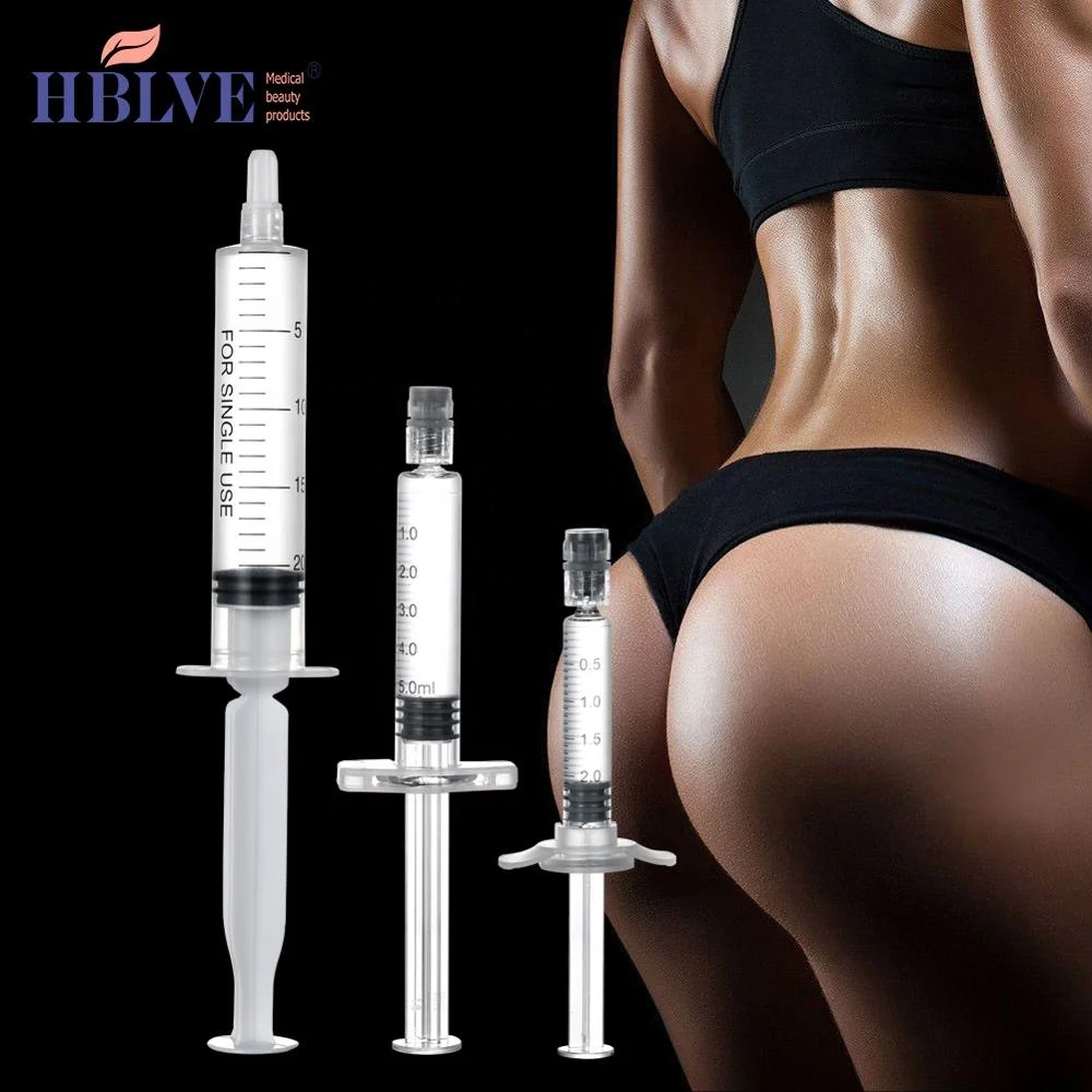 

Factory Price 2ml ha filler cross-linked hyaluronic acid injection to increase buttock breast size