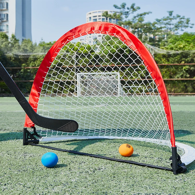 

Wholesale detachable Portable Plastic Folding Mini Hockey Goal Target