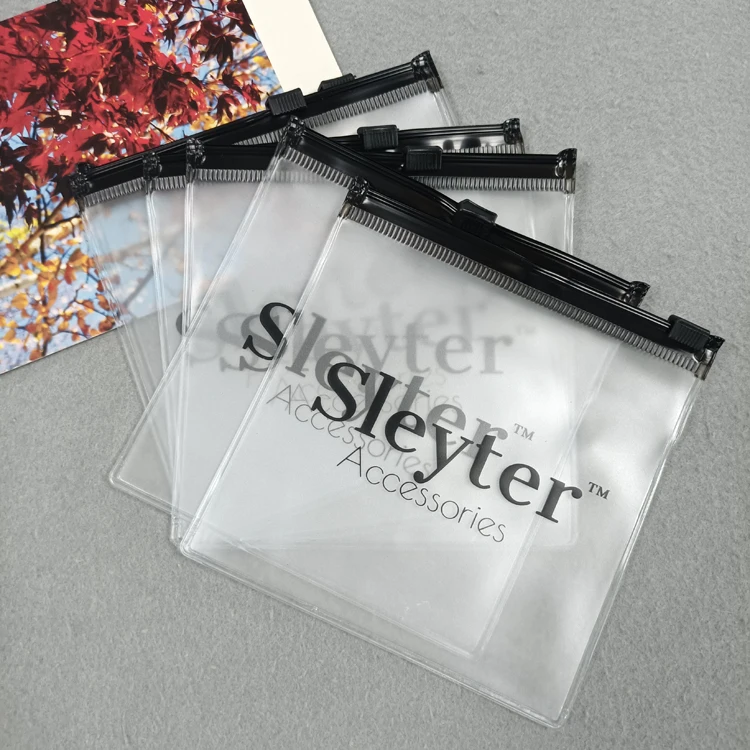 

Excellent Quality Custom Packaging Bags PVC Ziplock Bag Biodegradable Frosted Zipper Bag For Jewerly/Earring/Necklace/cosmetic