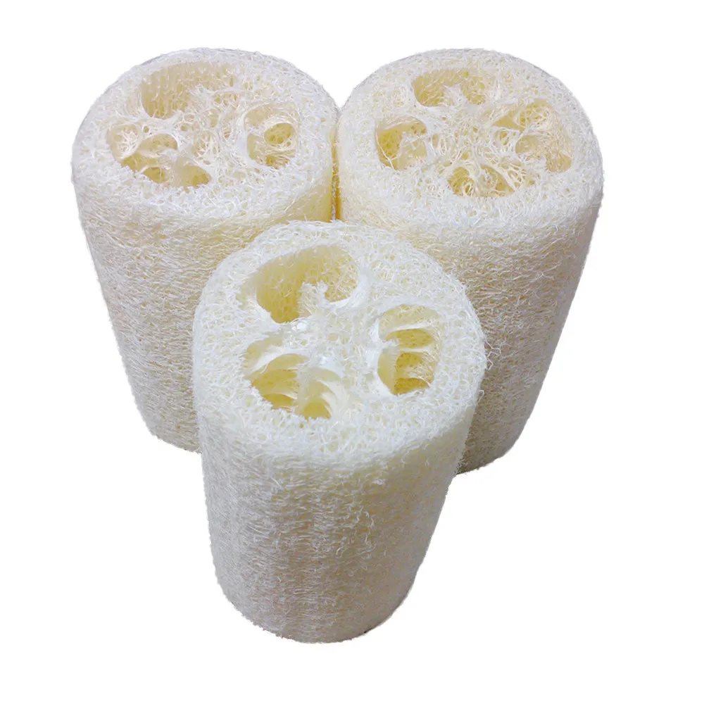 

New Household Merchandises Natural Loofah Bath Body Shower Sponge Scrubber Pad Hot sale, As photo