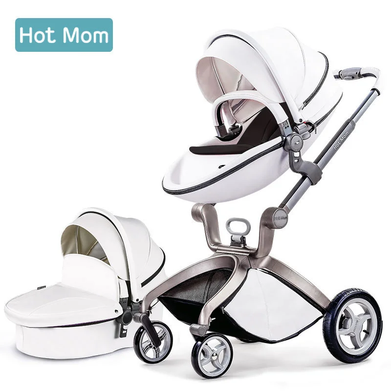 

Hot Mom Luxury 2 in 1 Baby Stroller Fashion and High Landscape Stroller free shipping