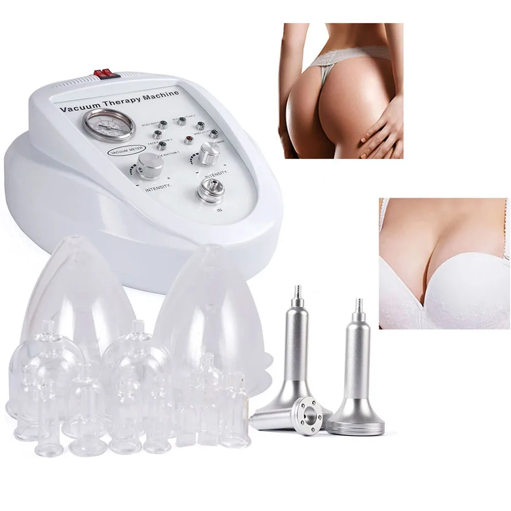 

SPA Women Breast Buttocks Enhancer Machine Vacuum Suction Massager Cupping Gua Sha Therapy Breast Lifting Enlargement Device, White