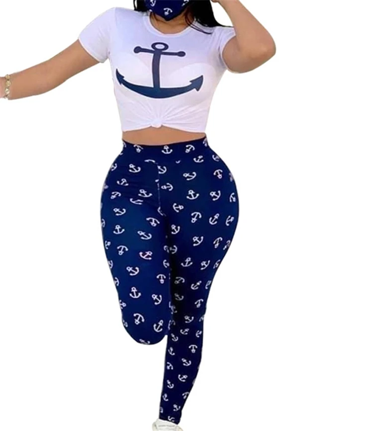 

wholesale trendy women clothing ladies two piece crop top set club womens