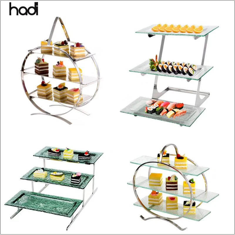 Guangzhou High Tea Cake Display Stands Stainless Steel Afternoon Tea Stand Silver Modern 3 Tier Display Stand For Buffet Buy Afternoon Tea Stand Silver 3 Tier Display Stand For Buffet High Tea Cake