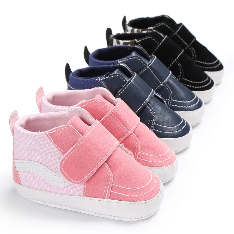 

Hot sale New Fashion Trend Canvas Soft sole Outdoor Casual Infant Baby Boy Shoes, Pink,black,dark blue