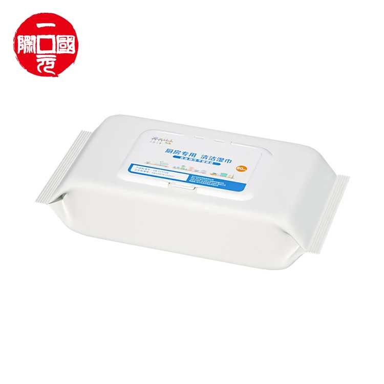 

Factory wholesale kitchen cleaning 80 pieces of disposable range hood stove degreasing wipes