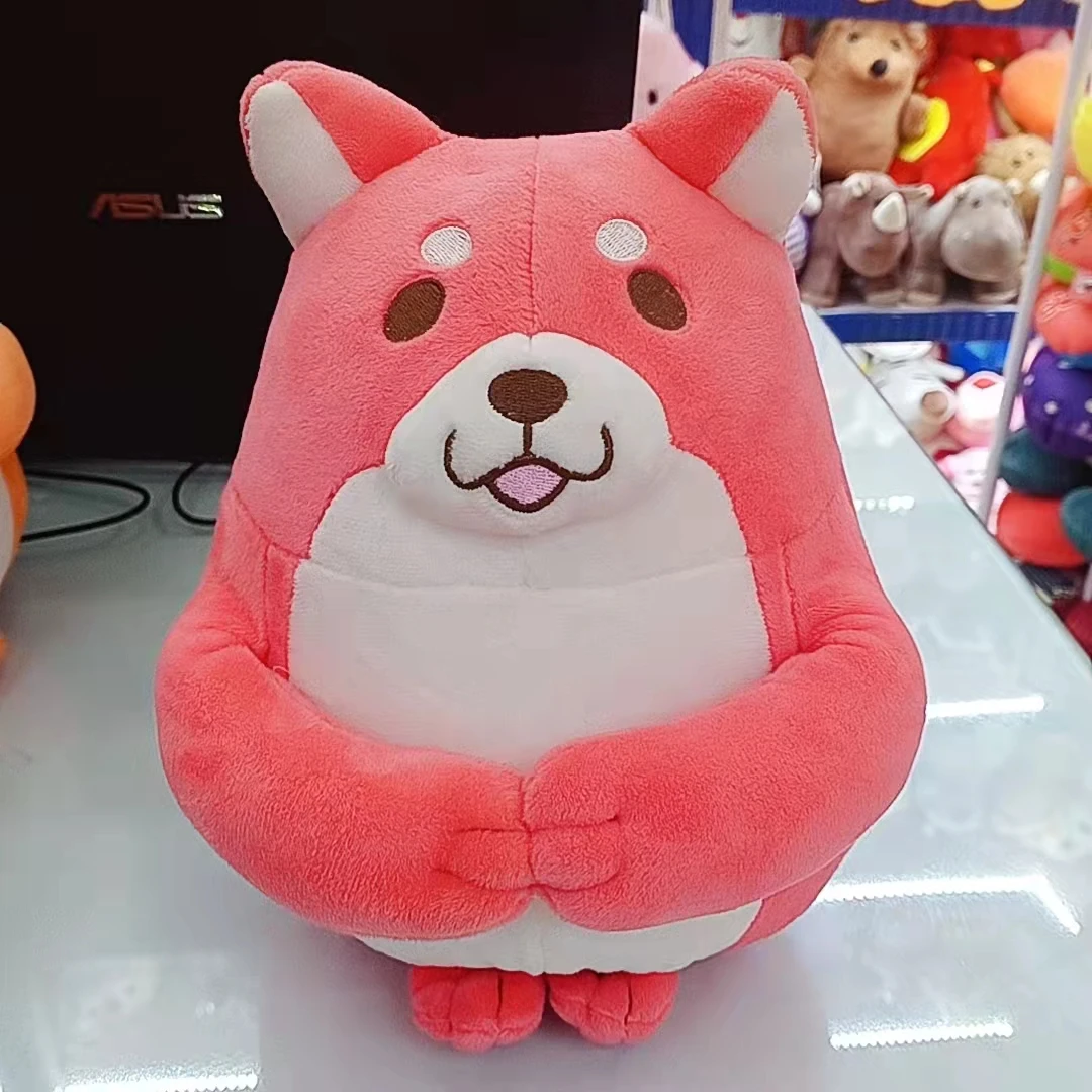 

COLLABOR Amazon Hot Selling 25cm Shiba Inu Design Customized Toy Dog Plush Toys Fun Squeaky Dog Toys, As pic or customized