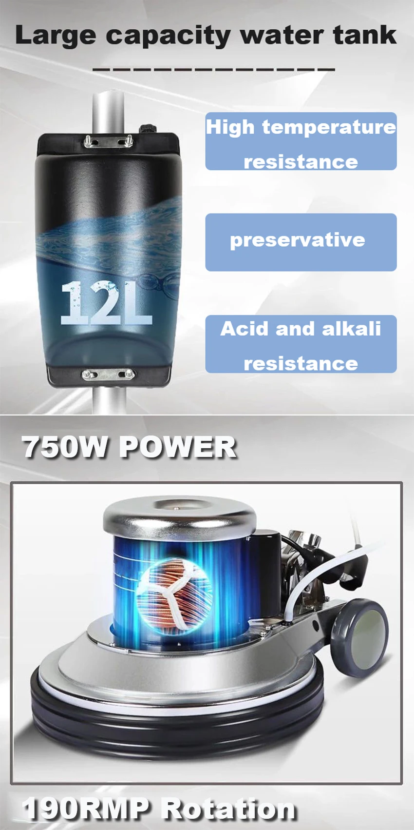 Single Brush 13inch Chassis Floor Washer Concrete Floor Polisher Buy Floor Cleaning Machine