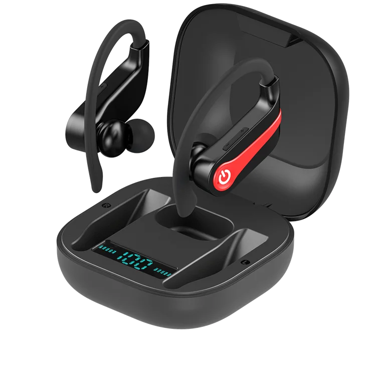 2019 new design mini blue tooth V5.0 headset power HBQ Q62 pro gaming sport waterproof tws earbuds wireless ear hook earphone