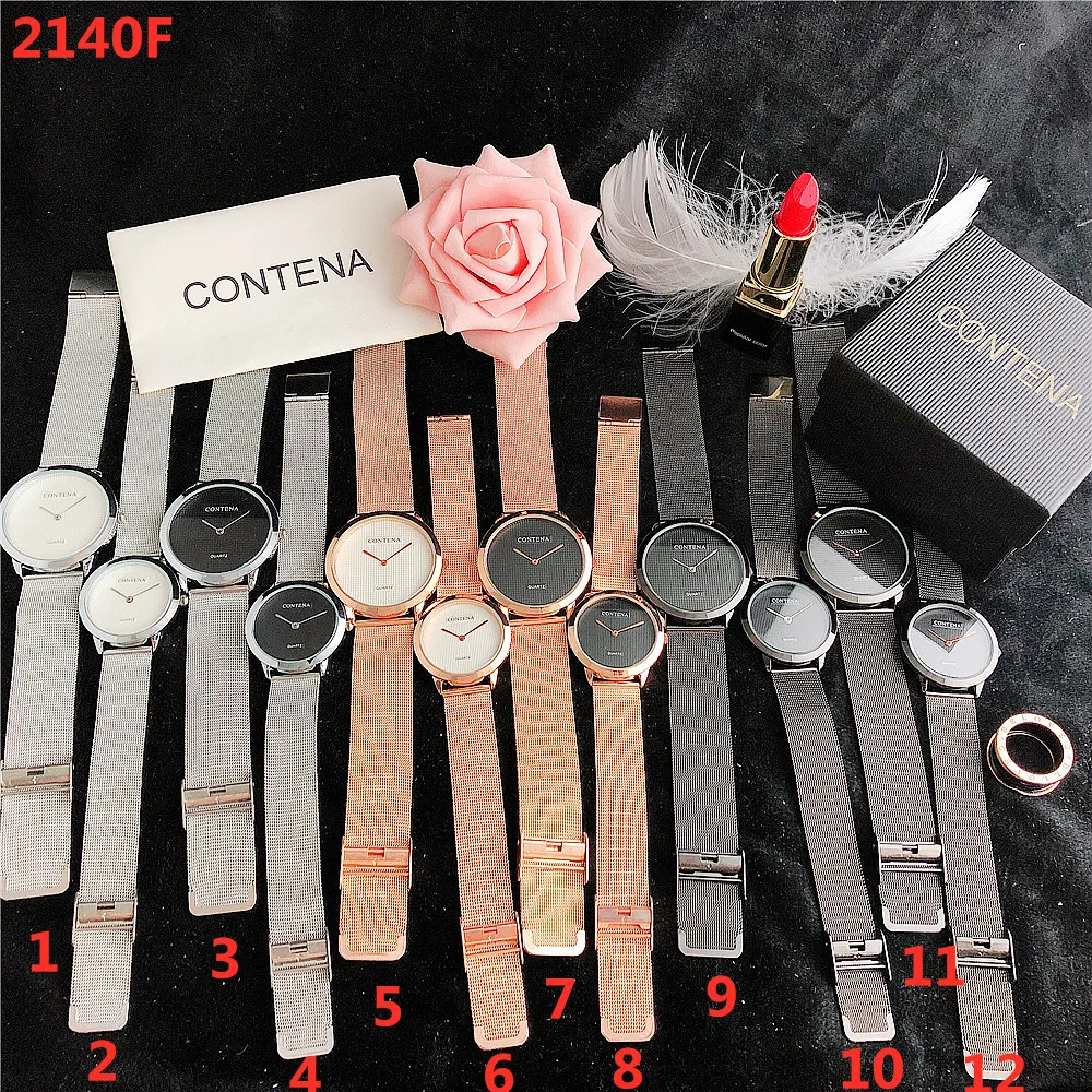 

latest design Private label luxury watch mesh band steel Lover watch, As pic