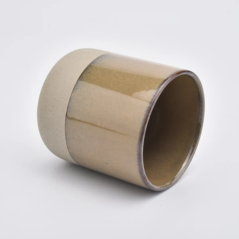 candle ceramic jar
