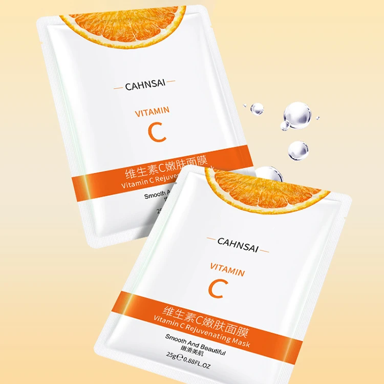 

Vitamin C Skin Rejuvenation Collagen Mask Sheet Pack Moisturizing Delicate Luster Gentle Skin Rejuvenation