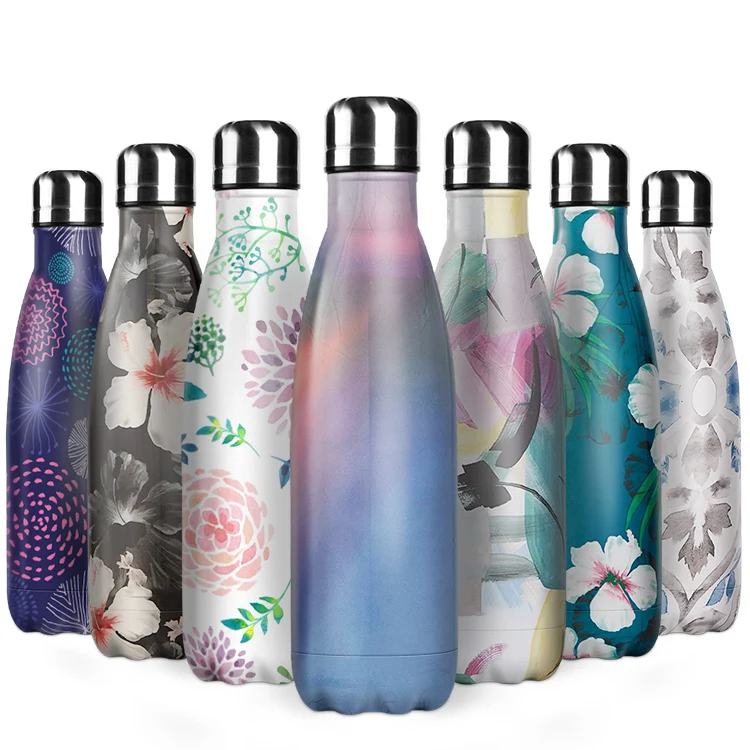 

2020 Best Seller Eco-friendly Custom Logo Stainless Steel Vacuum Flask Insulated Sports Water Bottle with BPA Free Lids, Customized color