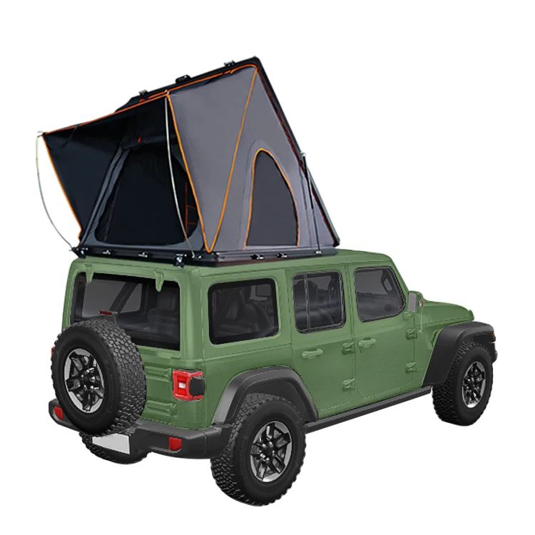 

WILDSROF Dachzelt hartschal 1-2 Person waterproof camping SUV auto car roof top aluminum cover car roof to ptent hard shell