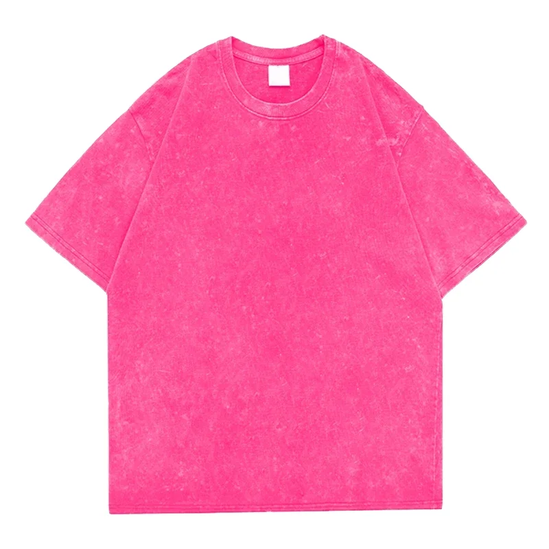 2025 Hot Customized Printing Artiemaster 100% Cotton Vintage T-shirts Wholesale Plus Size Edge Grading and Old Washing T Shirt