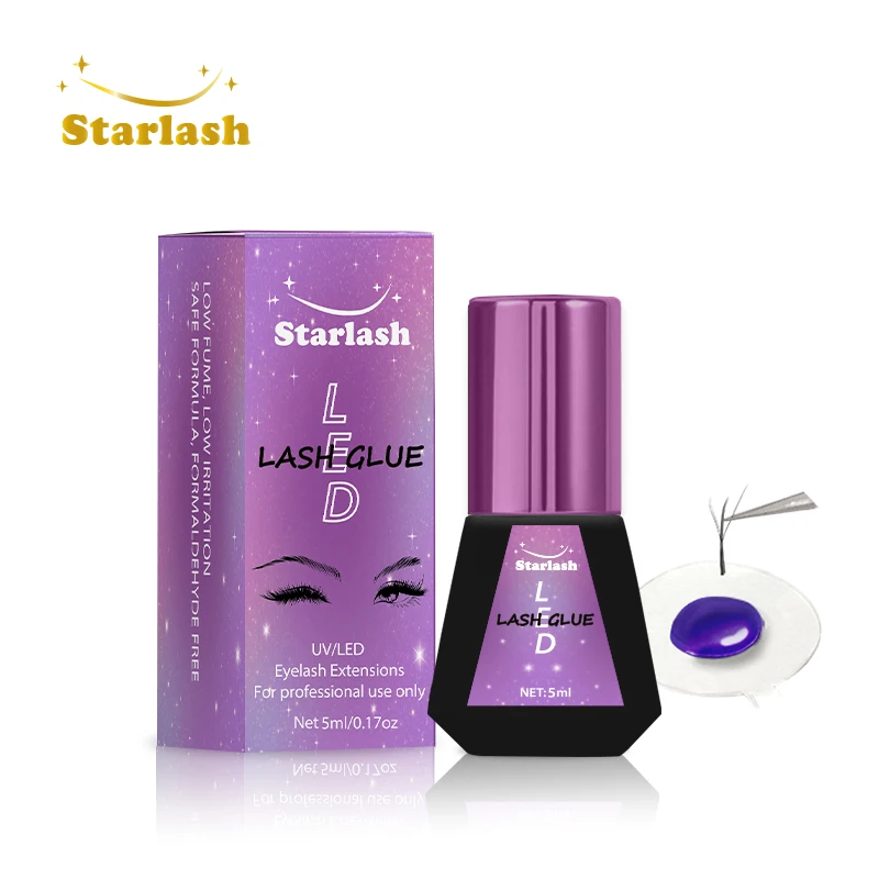 

NEW TECH Starlash UV Extension Glue For Eyelashes Sensitive Availability Waterproof UV Lamp Glue