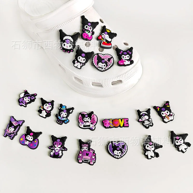 

Kawaii sanrio Custom Clog Charms Cartoon Shoe Decorations Designs PVC Shoe kids Charms Wholesale