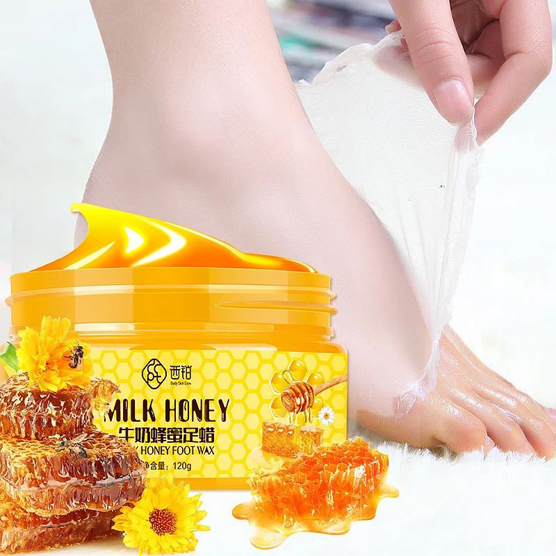 

Wholesale Organic Honey Hand Wax Whitening Foot Care Moisturizing Exfoliating Hydrating Foot Mask Peeling