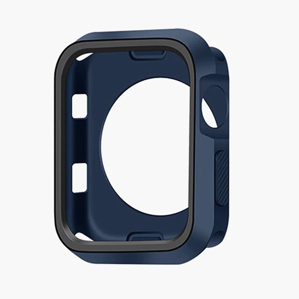 

Silicone Soft TPU Protective Frame Case iWatch Series 6/SE/5/4/3/2/1 For Apple Watch 44mm 40mm 38mm 42mm T500/T5/FT50/T55/W26