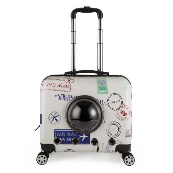 

pet carrier on wheels transparent pet trolley bag airline approved pet bag, Customized
