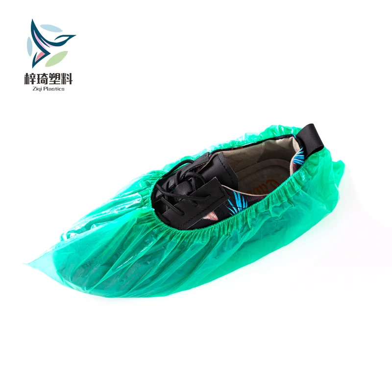 
Disposable waterproof and dustproof plastic PE shoe cover factory direct sale 