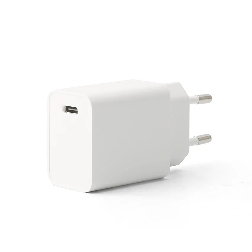 
CE RoHs 18W Type C PD Quick Charge 3.0 Fast Single USB Travel Wall Power Adapter Charger 