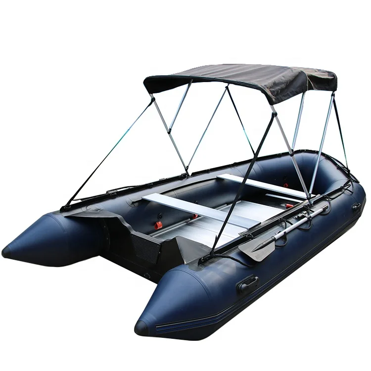 

Hot Sale GTS450 High Speed Inflatable Fishing Boat With Aluminum Floor, Optional color