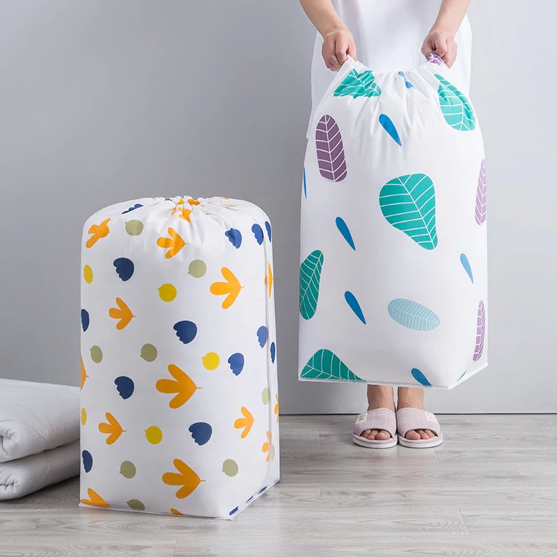 

Promotional Factory Produced Cotton Linen Waterproof Quilt Storage Bag
