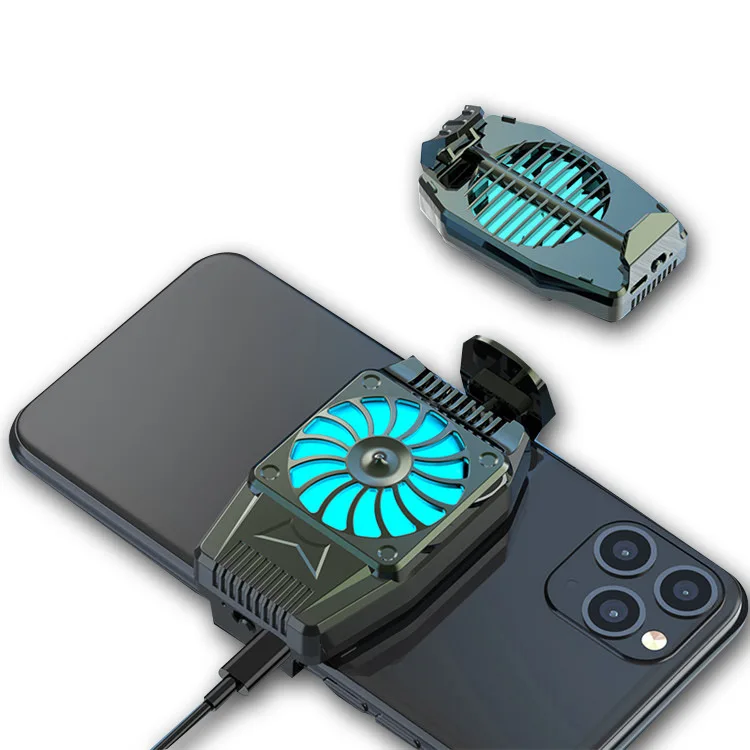 

New Design Mini Phone Radiator For Gaming Mobile Cooling Fan Pad Phone Holder