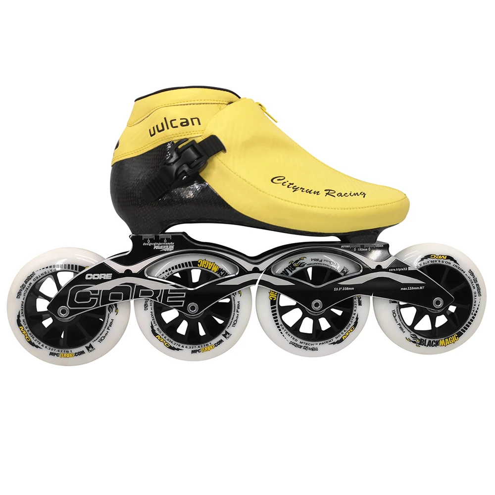 Hand-made  Factory price Carbon fiber City Run inline speed skates skate shoes