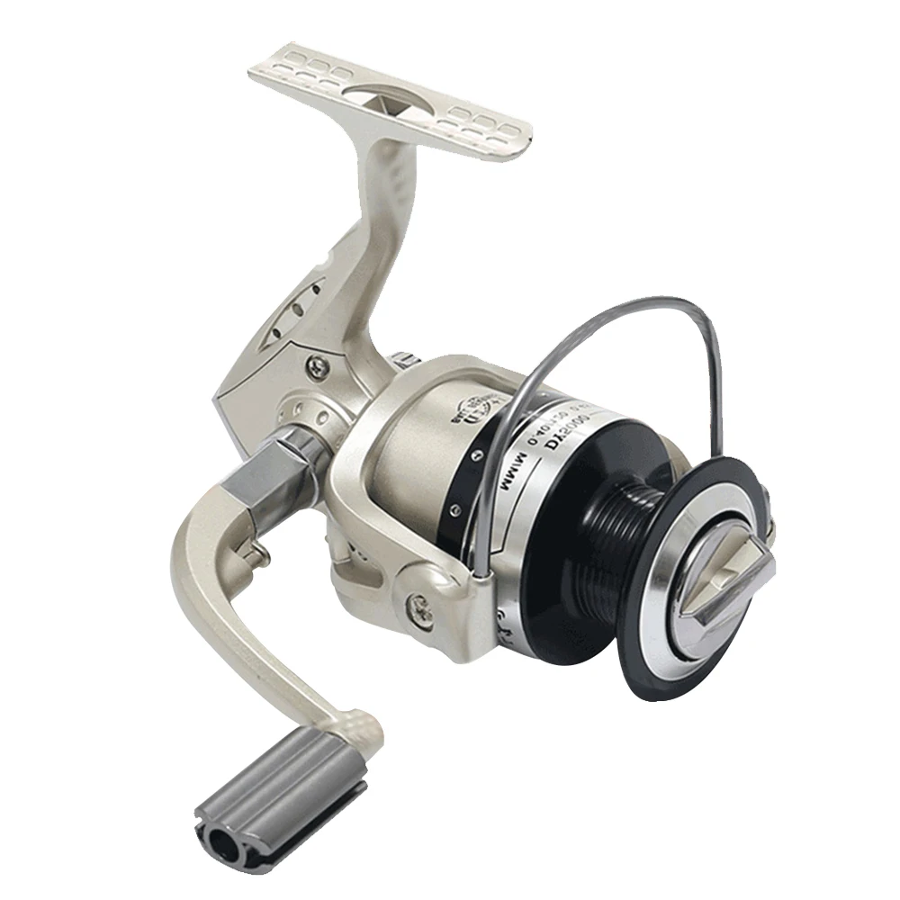 

5.2:1 Gear Ratio Light Gold Cheap Spinning Fishing Reel 6000