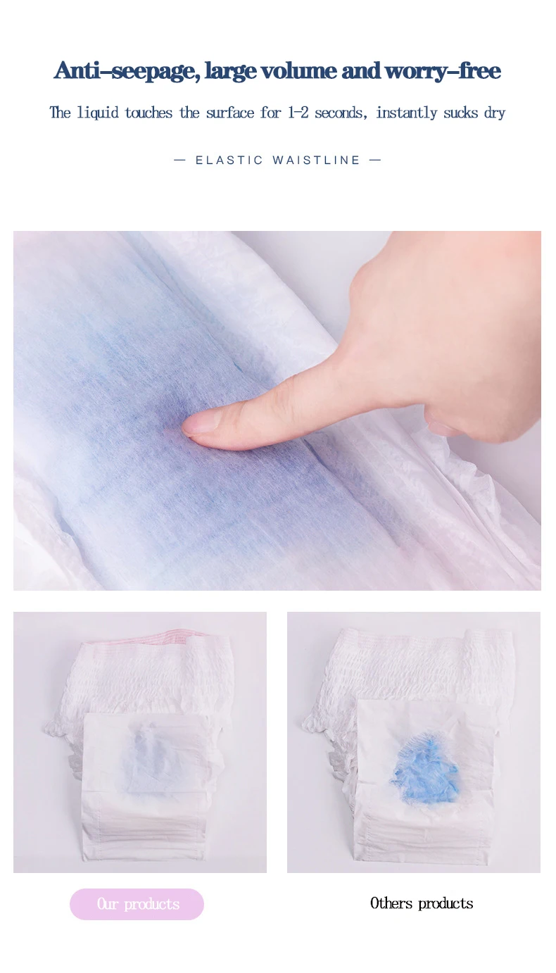 Sexy Women's Maternity Pants Disposable Sanitary Napkin,Custom