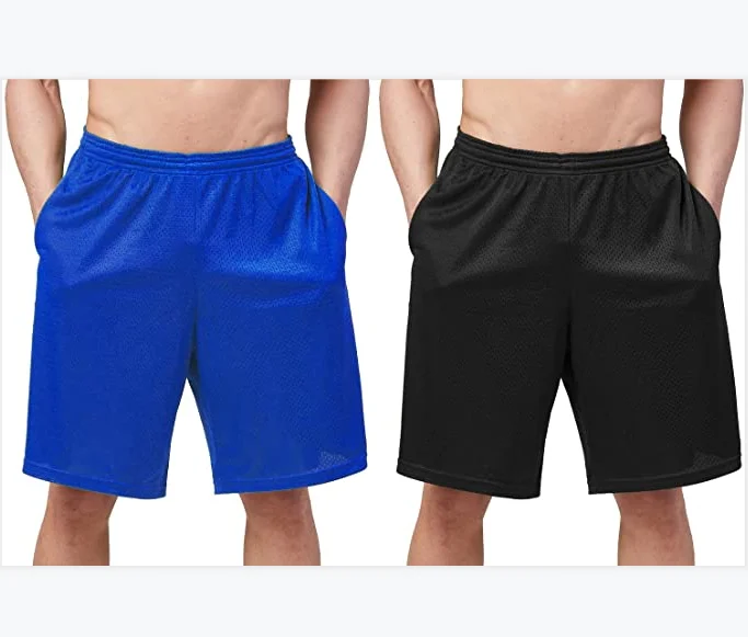 

wholesale custom logo 100% polyester mesh quick dry men basketball shorts