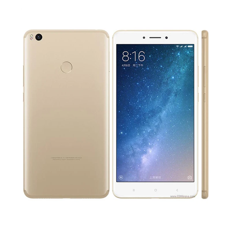 

Wholesale Used Original phone For Mi Max 2 Android Smartphone 12MP camera phone 64GB 4GB RAM, 6.44 inches