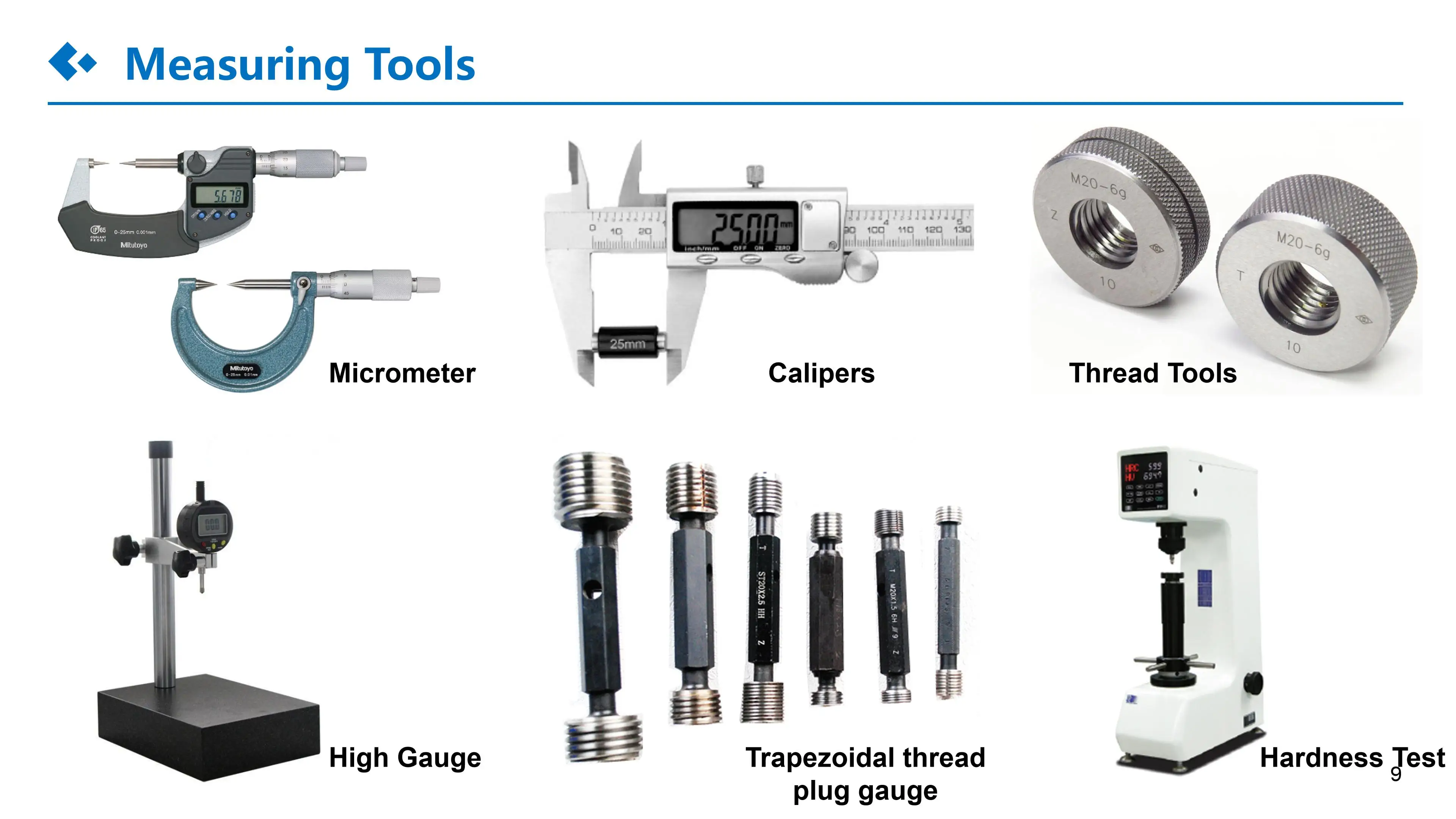 measuring tooling