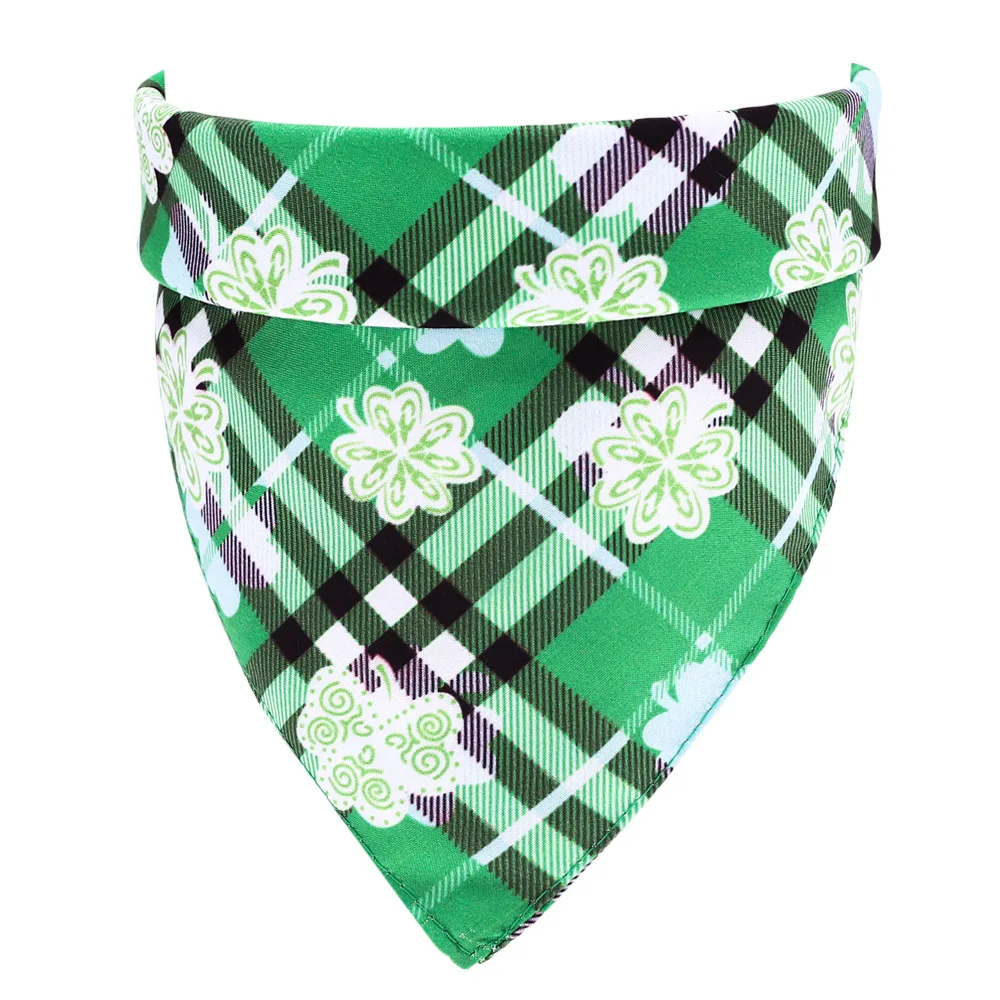 

Cute Cotton Triangular Pattern Pet Bandanas Christmas Triangle Dogs Cats Scarfs